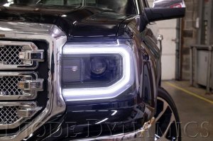 GMC Sierra 1500 Halo Ring Bulb - Front - Diode Dynamics - HD LED - Switchback - `16-`18